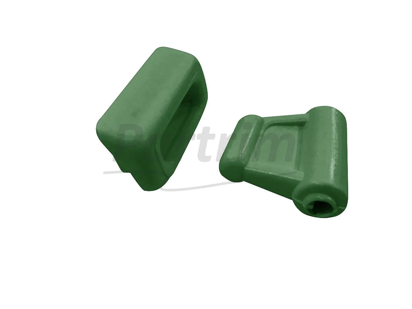 MERCEDES R107 SUNVISOR CLIPS GREEN 1 SET