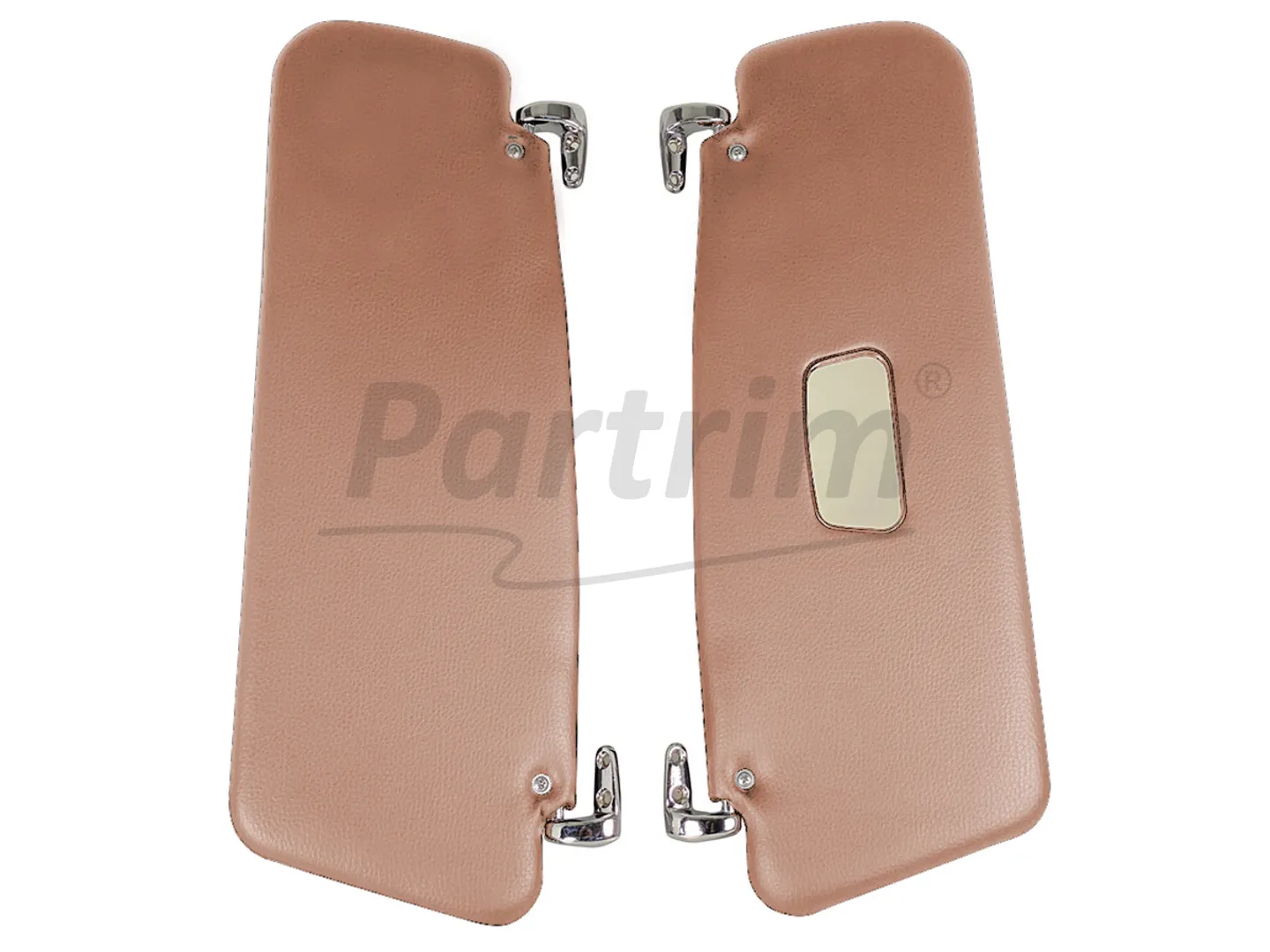 MERCEDES W111 CABRIO SUN VISOR TOBACCO