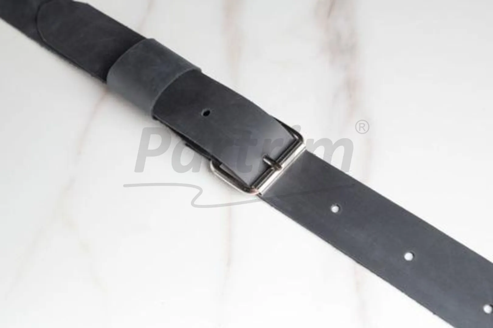 LUGGAGE ROOF RACK LEATHER STRAPS 4 PCS BLACK