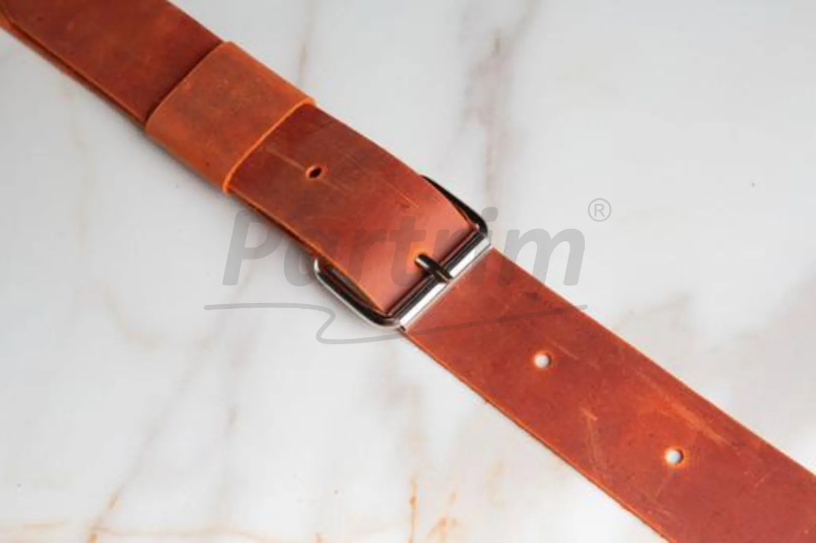 LUGGAGE ROOF RACK LEATHER STRAPS 4 PCS TOBACCO