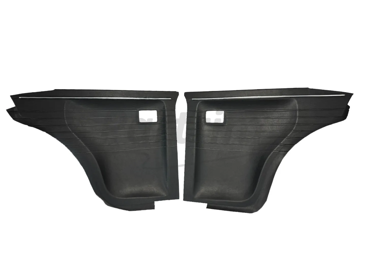 BMW 2002 REAR SIDE PANELS WITH NICKEL 2 PCS BLACK