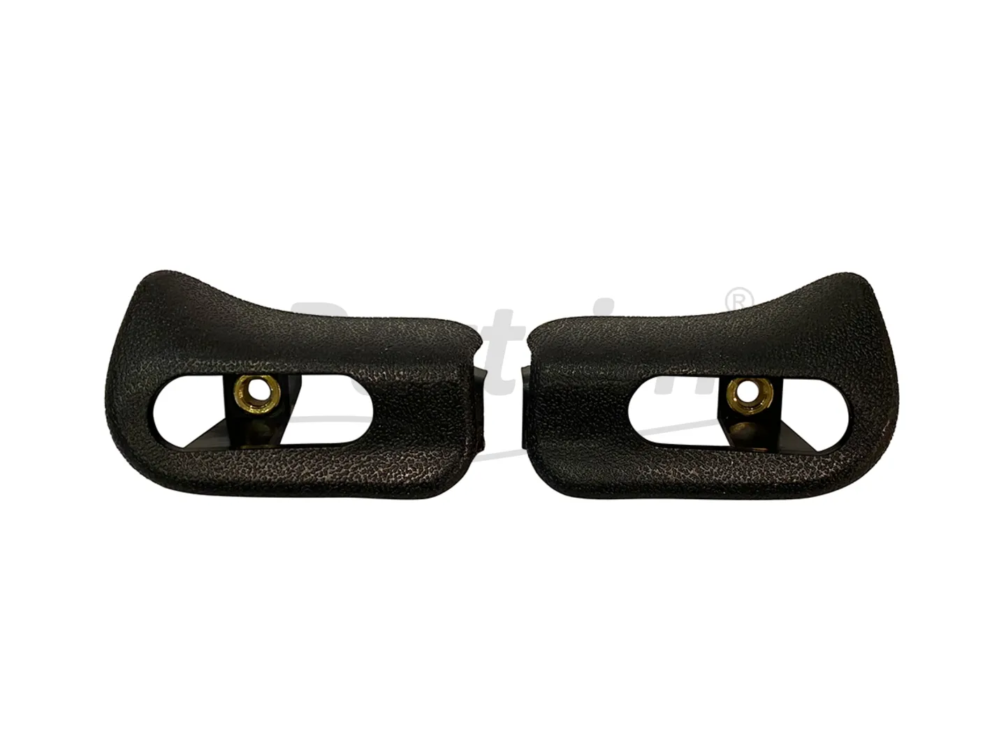 MERCEDES R129  - A124  CABRIOLET SUN VISOR TRIM CAPS SET BLACK