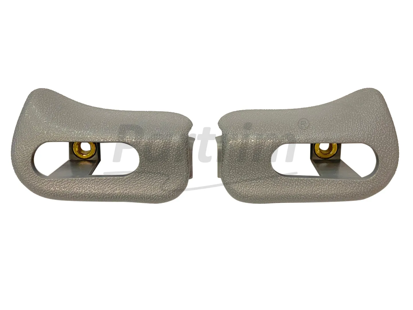 MERCEDES R129  - A124  CABRIOLET SUN VISOR TRIM CAPS SET ONION GREY