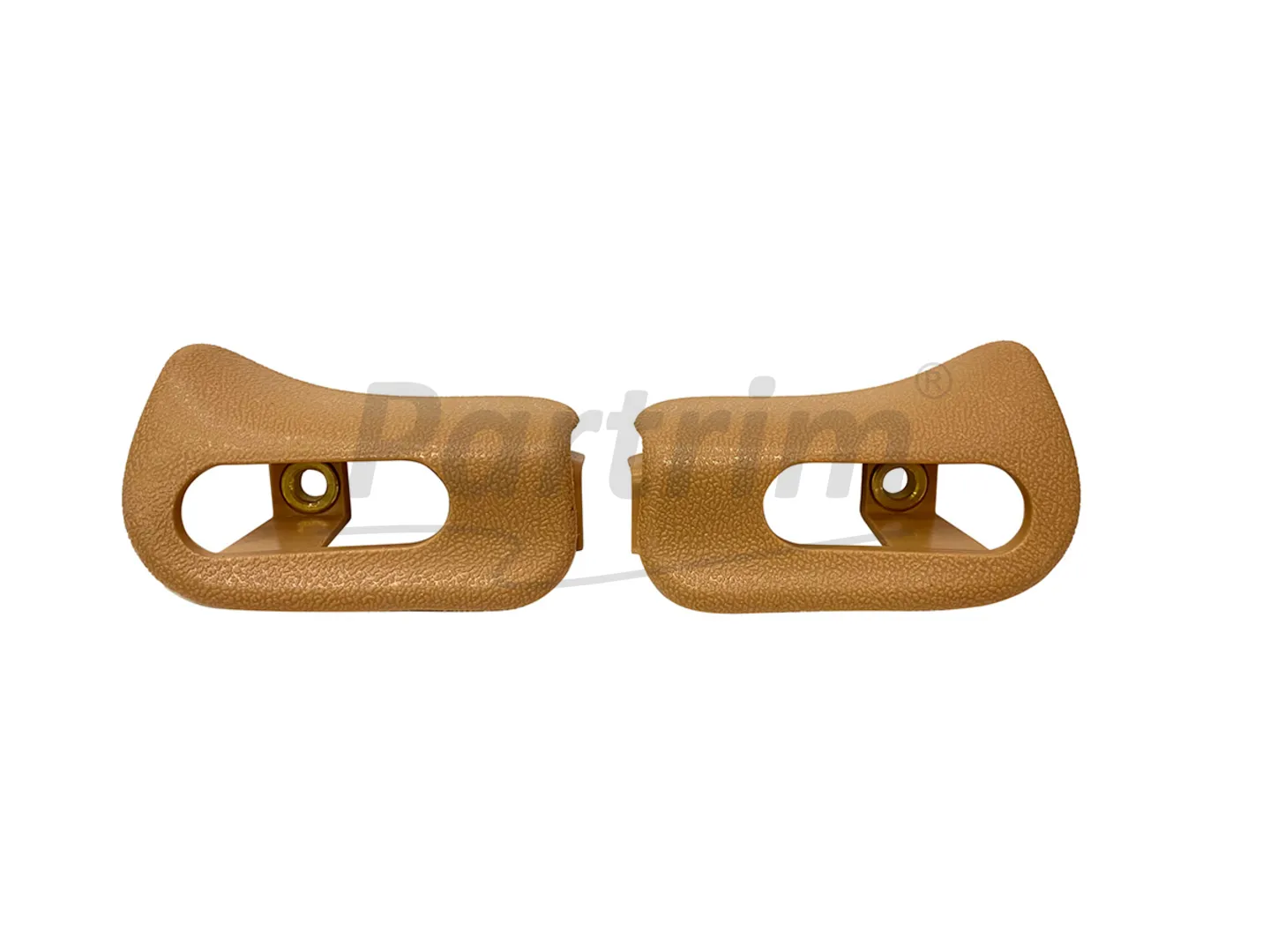 MERCEDES R129  - A124  CABRIOLET SUN VISOR TRIM CAPS SET JAVA