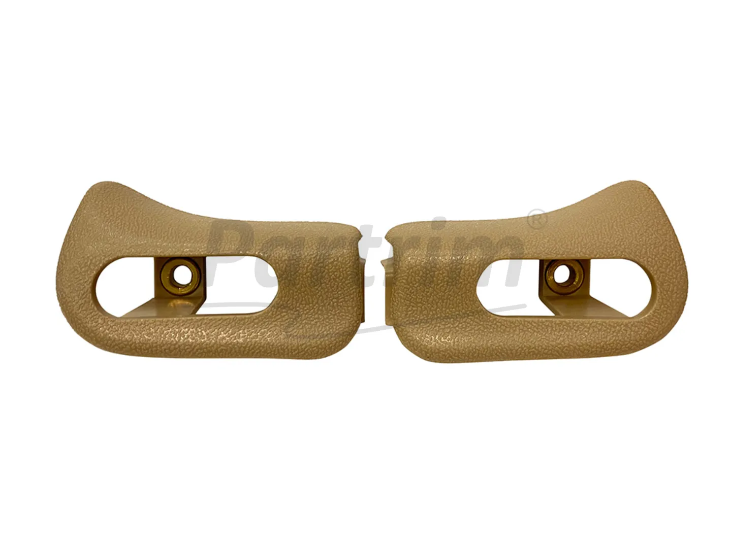 MERCEDES R129  - A124 CABRIOLET  SUN VISOR TRIM CAPS SET MUSHROOM