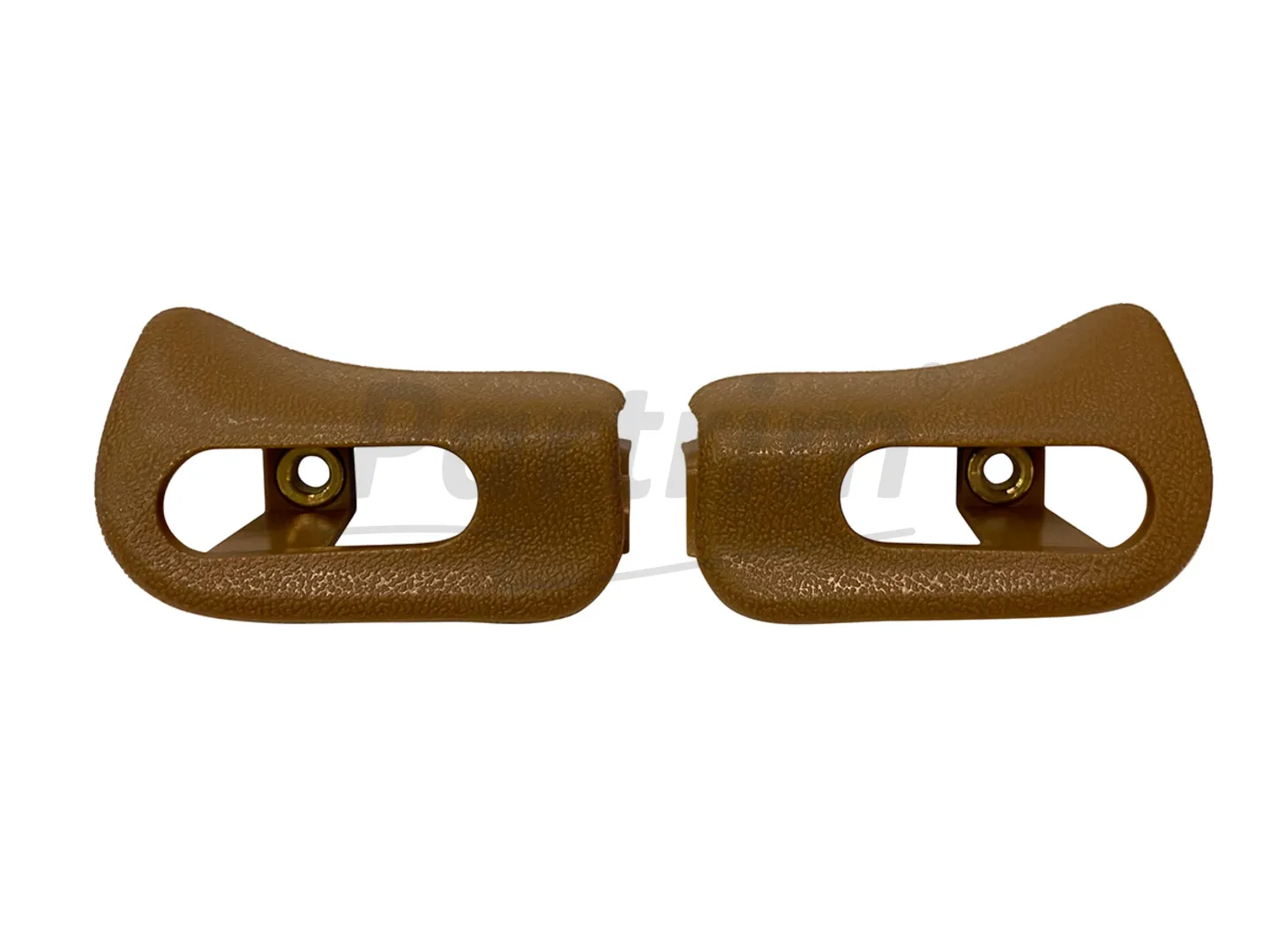 MERCEDES R129  - A124  CABRIOLET SUN VISOR TRIM CAPS SET BROWN