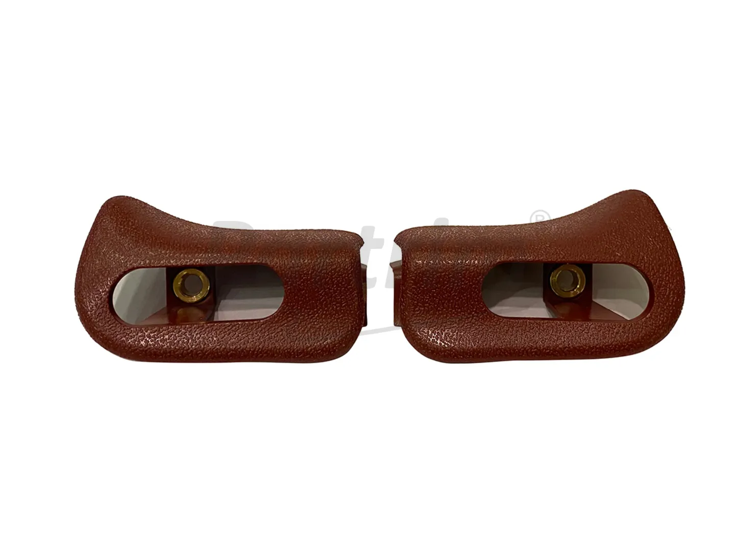 MERCEDES R129  - A124  CABRIOLET SUN VISOR TRIM CAPS SET BURGUNDY