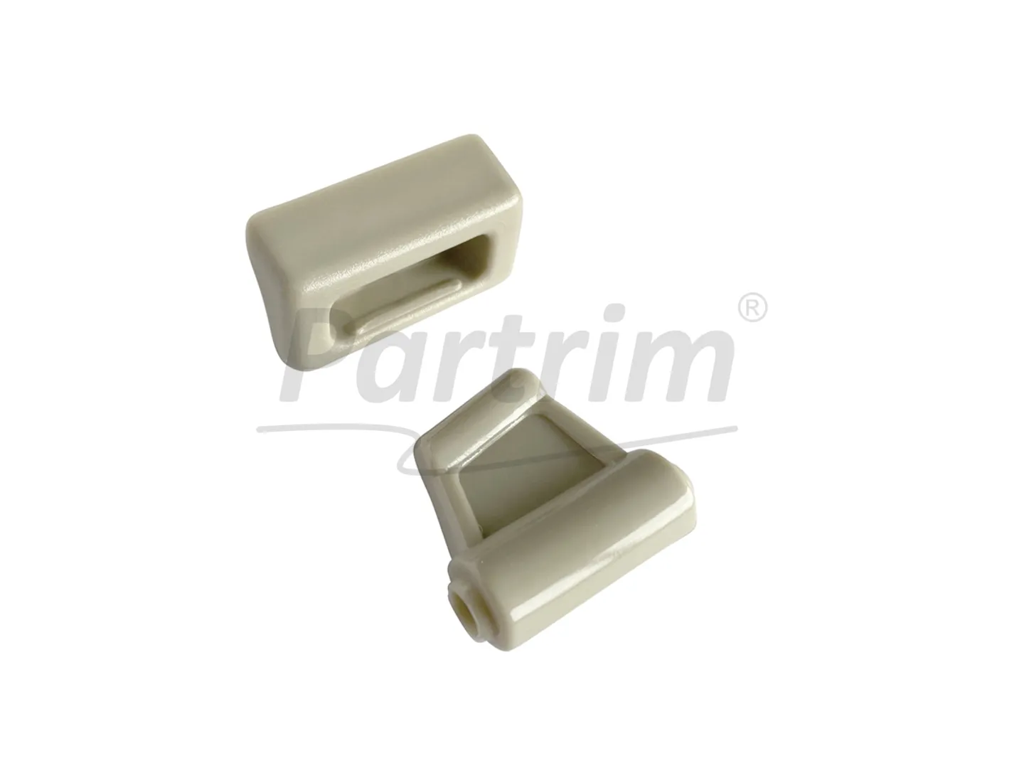MERCEDES R107 SUNVISOR CLIPS IVORY 1 SET