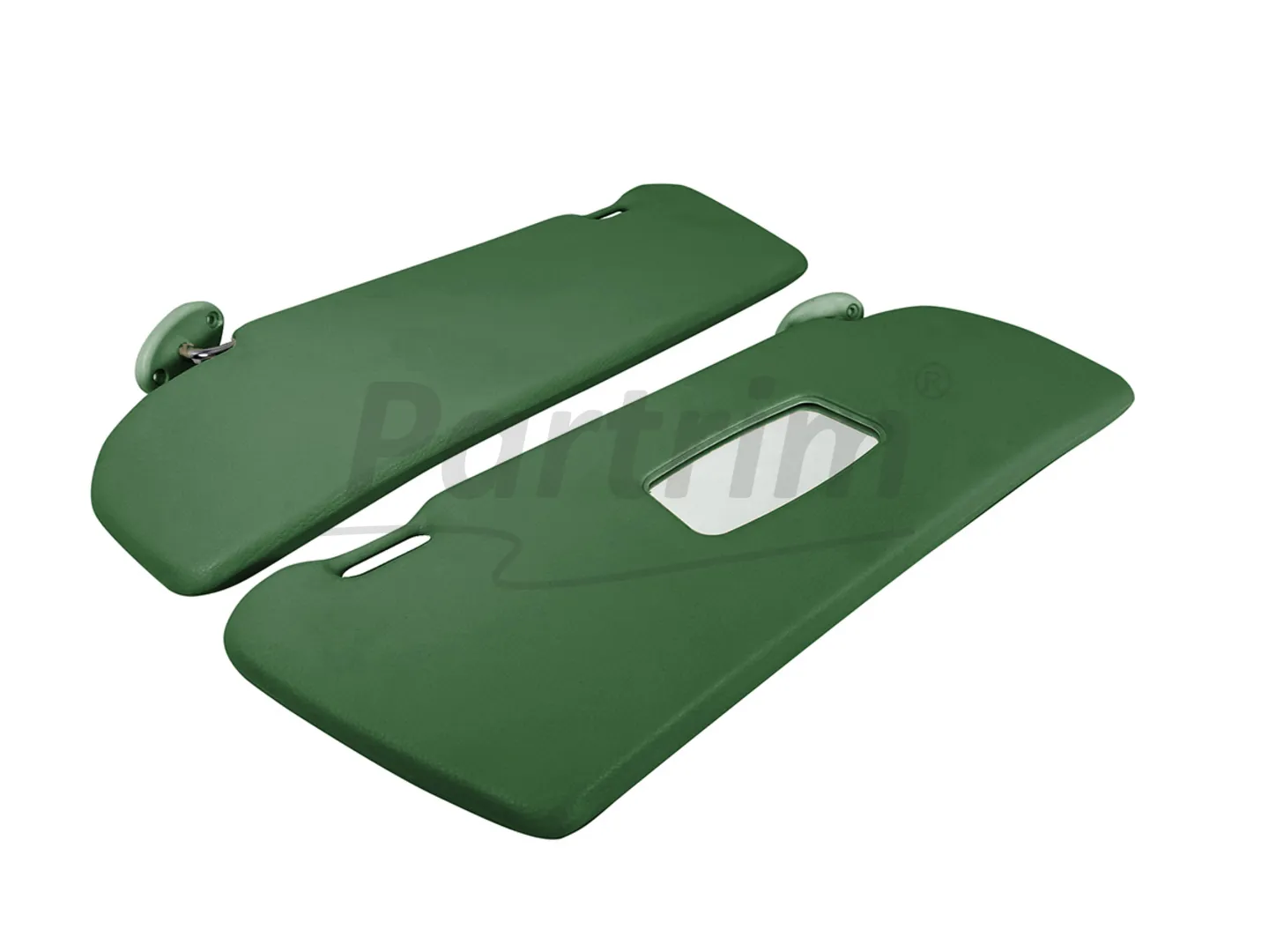 MERCEDES W123 COUPE SUNVISOR DARK OLIVE GREEN