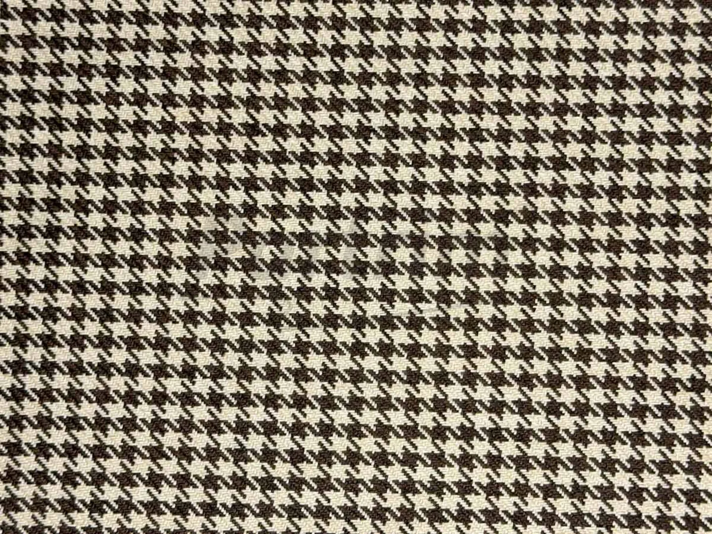 PORSCHE 911 PEPITA FABRIC BROWN  WHITE 100 cm X 140 cm