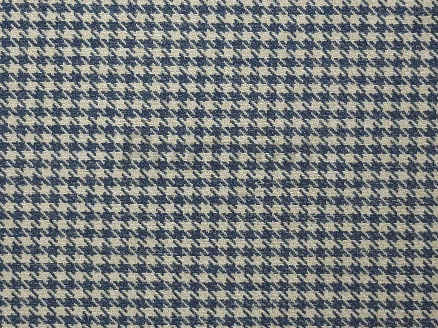PORSCHE 911 PEPITA FABRIC BLUE WHITE 100 cm X 140 cm