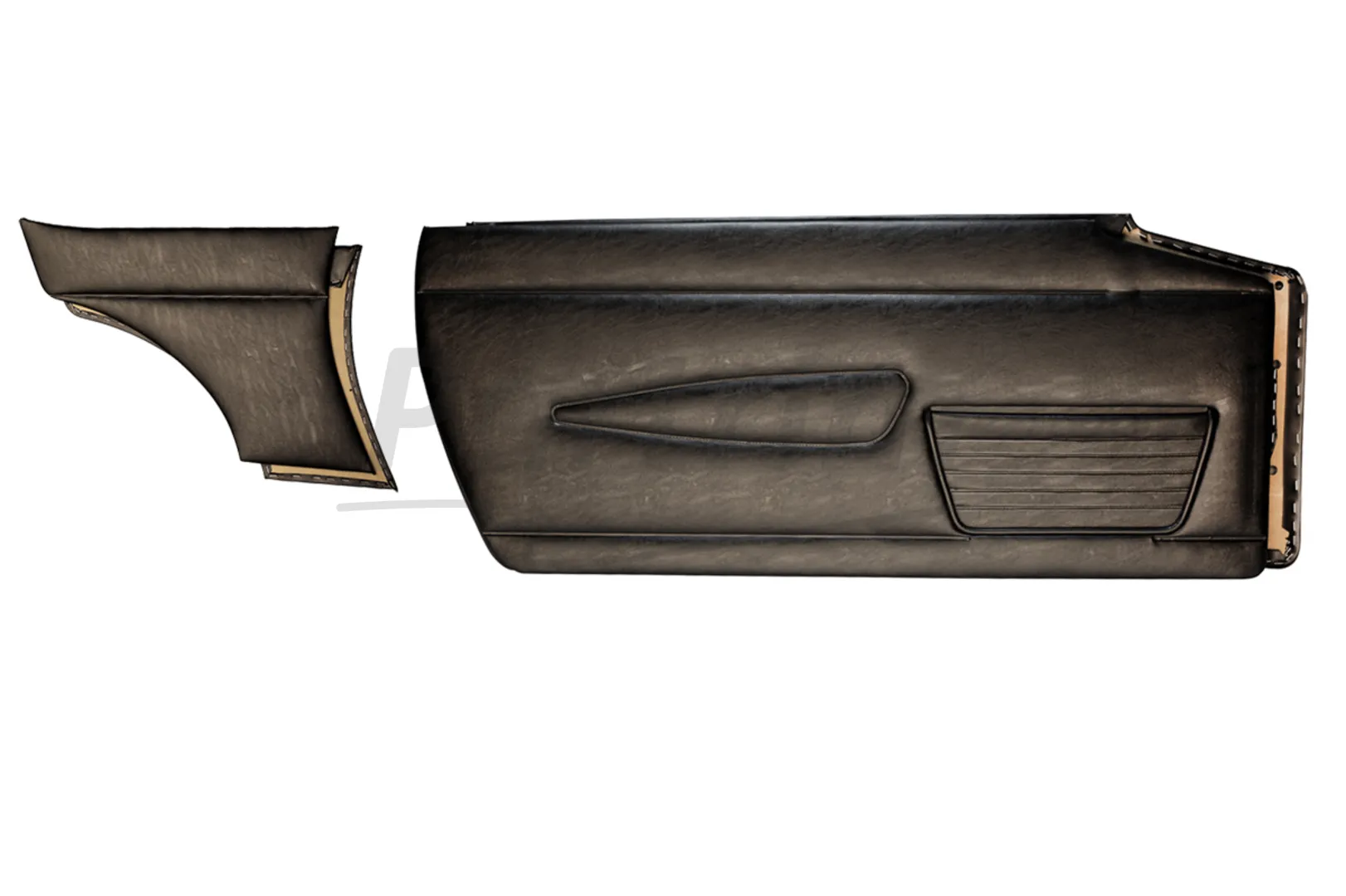 GLAS GT DOOR PANELS  1968 4 PCS BLACK