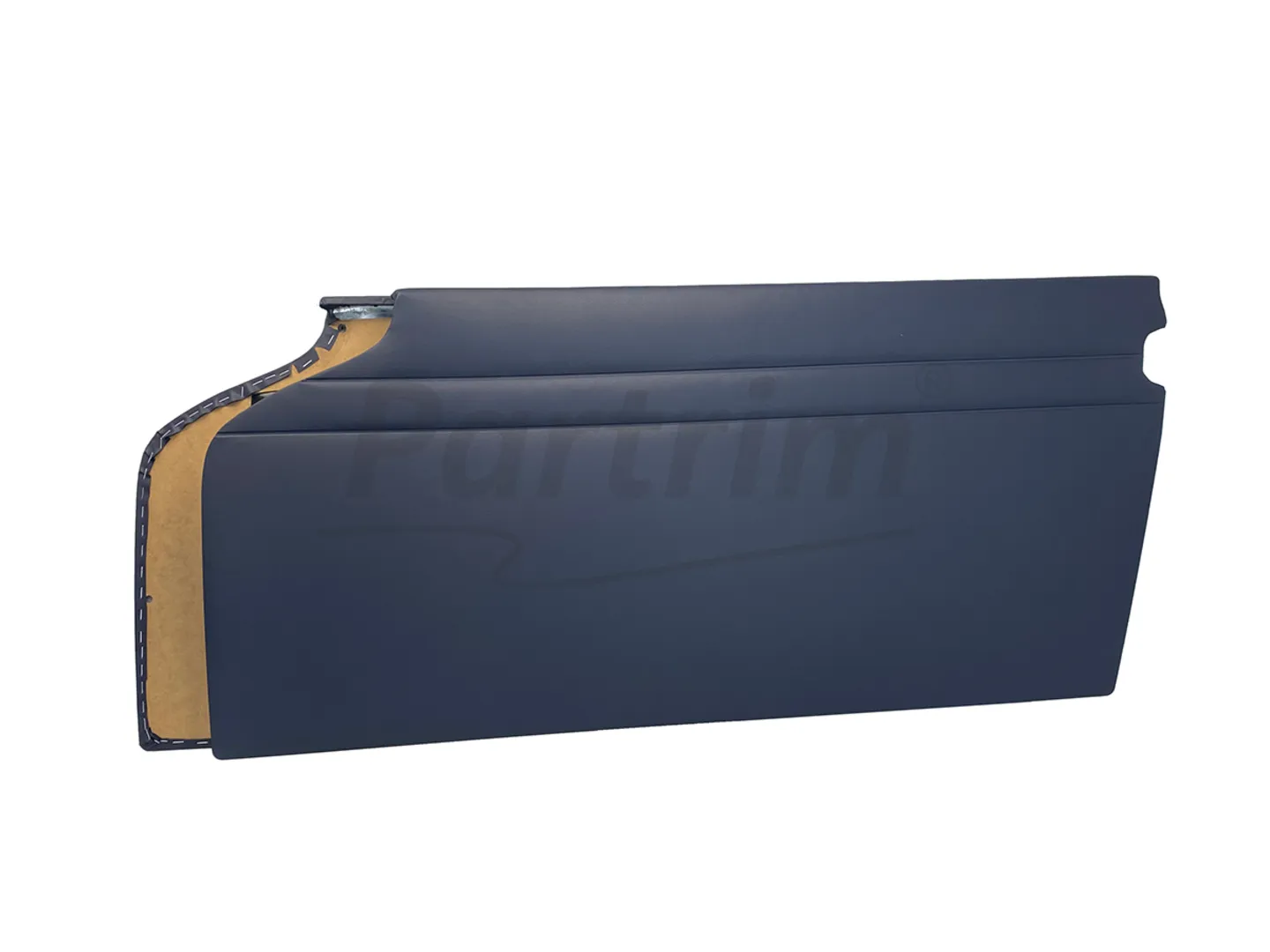 MERCEDES W113 PAGODA DOOR PANELS WITH TRIMMED METAL SHEET WITHOUT POCKET DARK BLUE