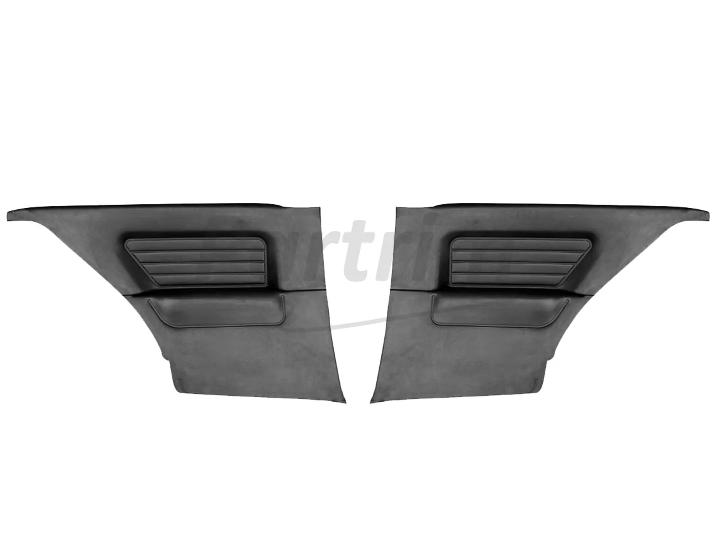 BMW E30 COUPE REAR SIDE PANELS SET R&L BLACK