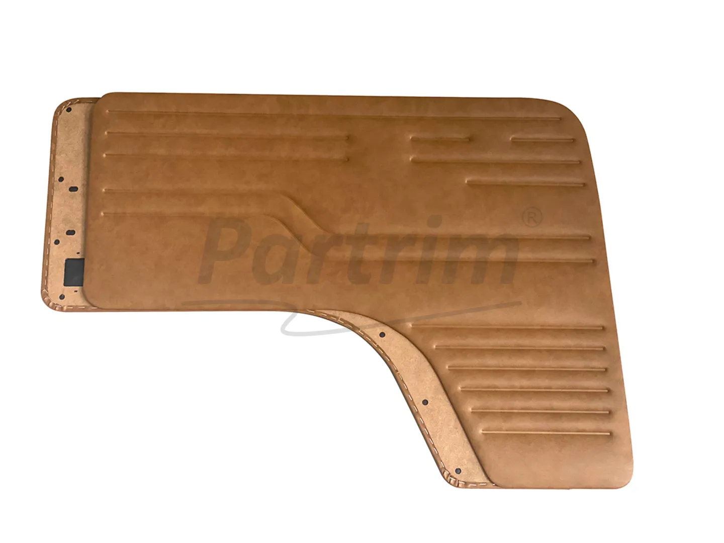 VW T2 BUS 1968-1979 FRONT DOOR PANELS 2 PCS. TAN Z PRESS