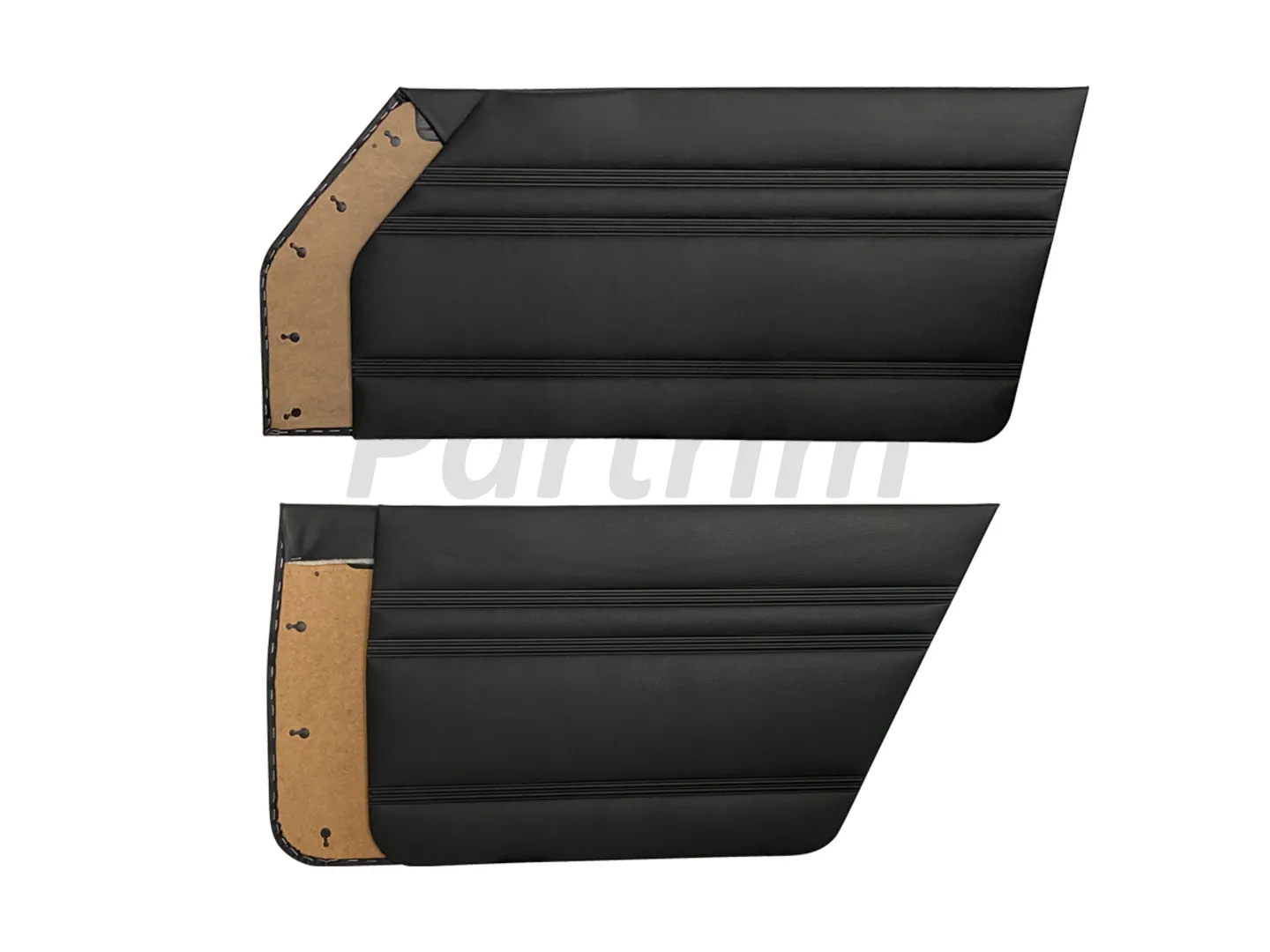 JAGUAR XJ6 SERIE1 1968 DOOR PANEL SET BLACK 4 PCS