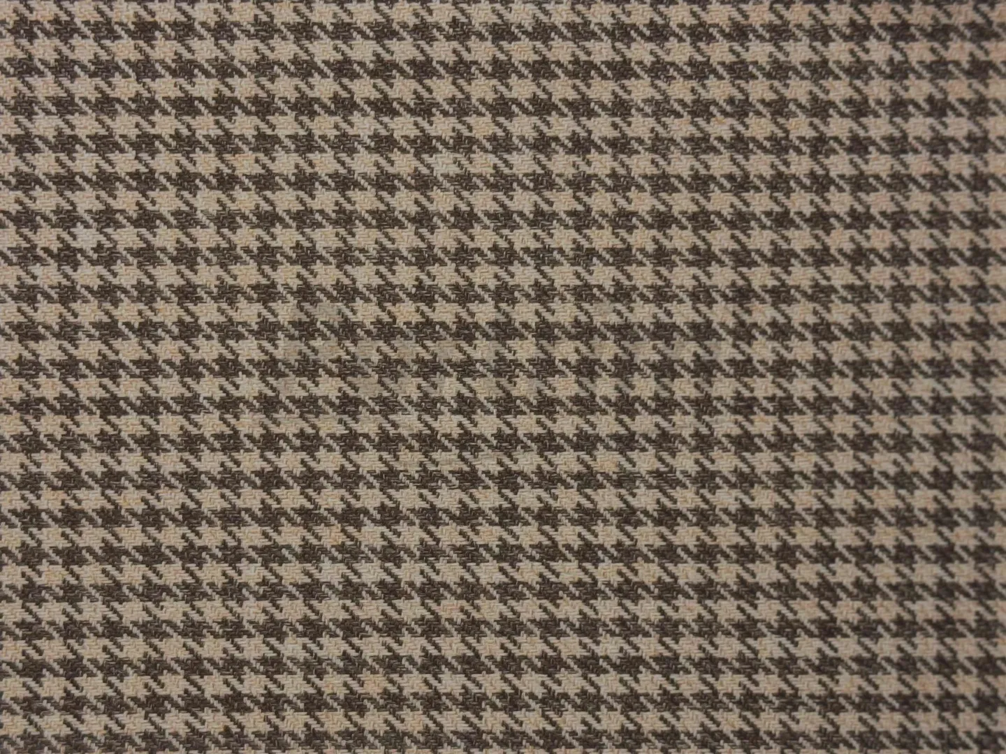 PORSCHE 911 PEPITA FABRIC LIGHT BROWN CREAM 100 cm X 140 cm