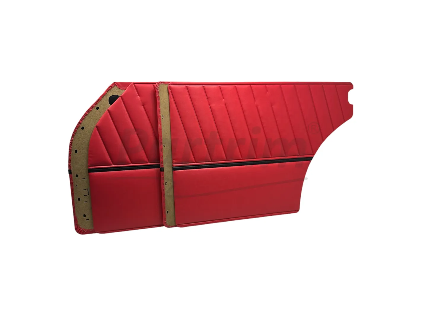 MERCEDES W110 DOOR PANEL SET RED 4 PCS 1961 - 1965 Years 190c / 190Dc