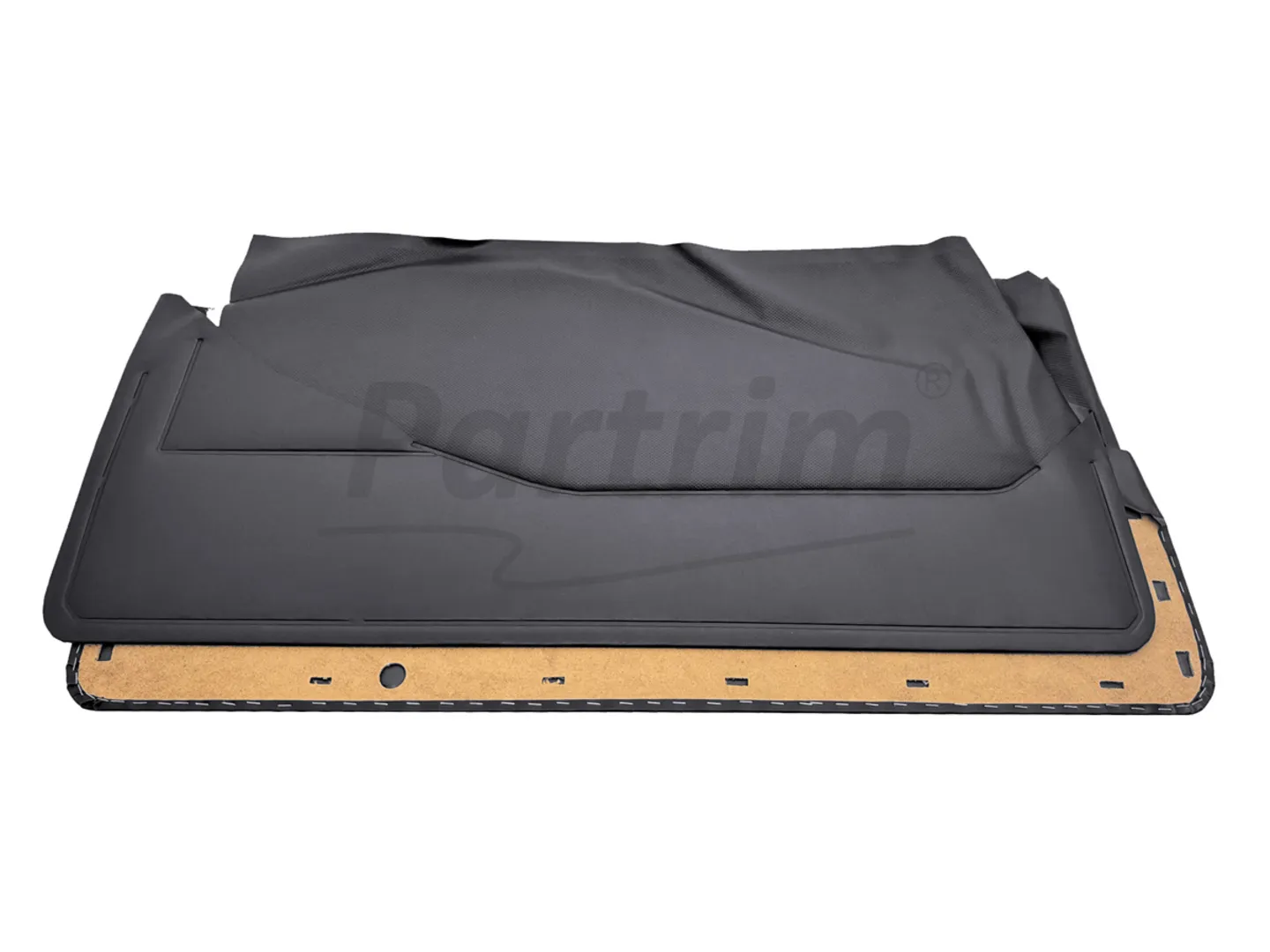MERCEDES C126 DOOR PANEL MIDDLE SECTION WITH PATTERN BLACK
