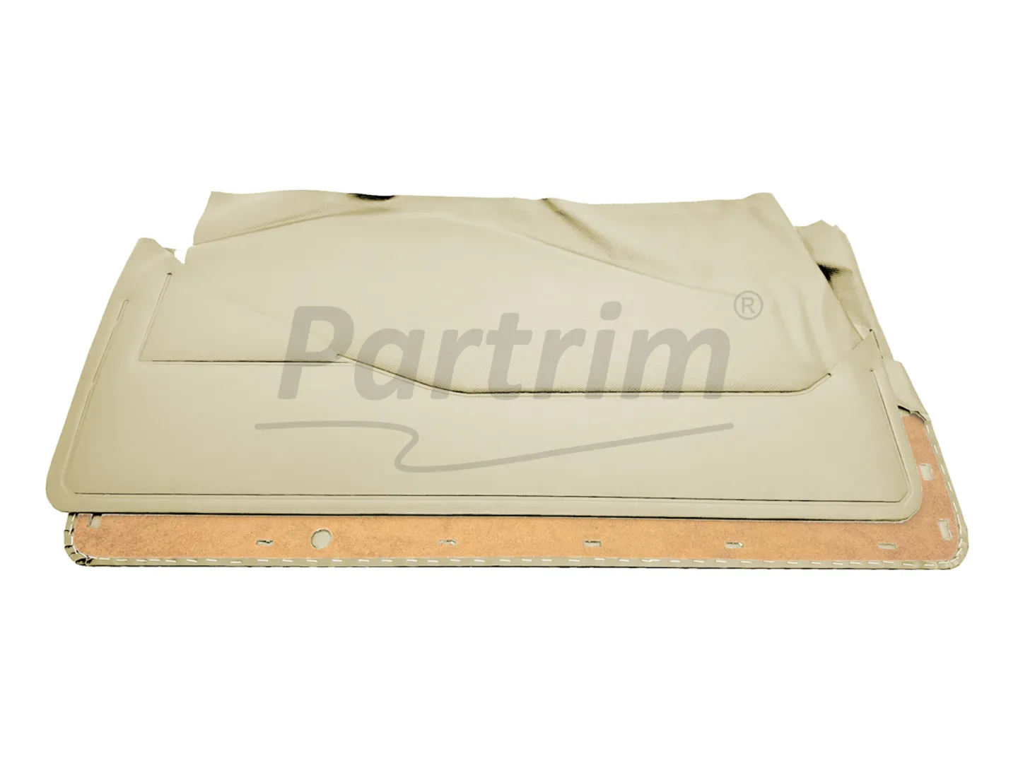 MERCEDES C126 DOOR PANEL MIDDLE SECTION WITH PATTERN CREAM