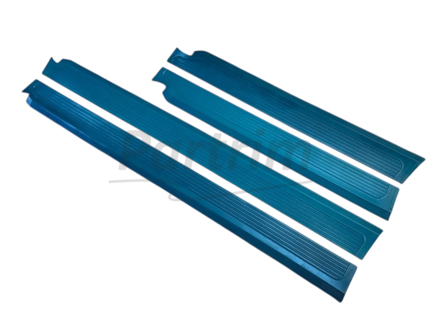 MERCEDES W115 DOOR SILL COVER RUBBER 4 Pcs GREEN