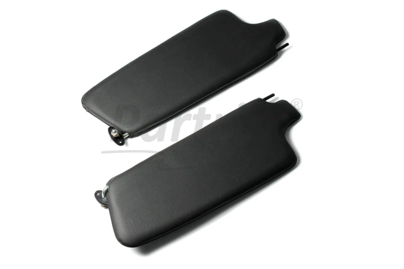 VW OLD BEETLE 1300 - 1303 CABRIO SUNVISORS SET BLACK 8-1967 - 8-1972