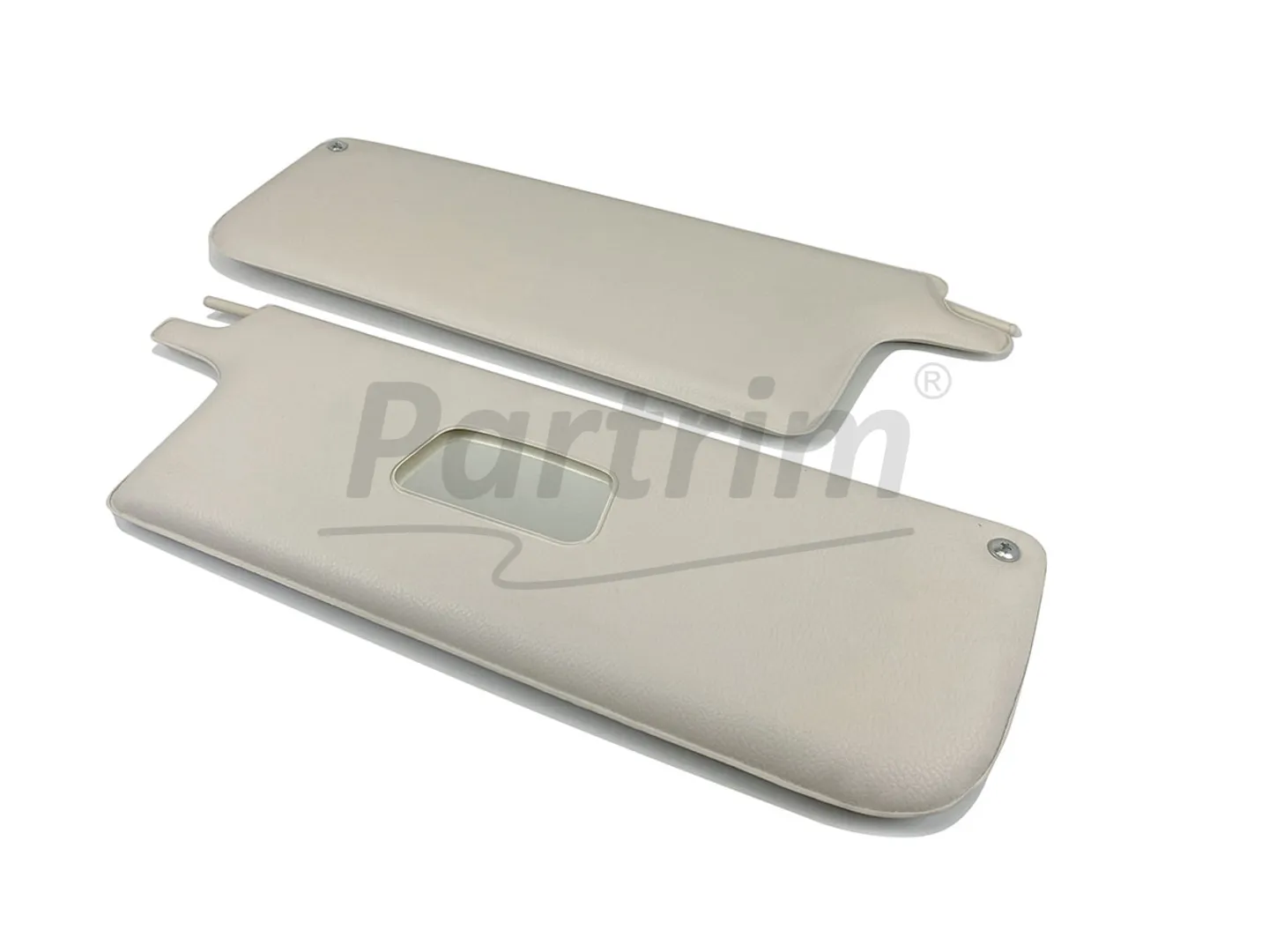 VW OLD BEETLE 1500 CABRIO L SUNVISORS SET CREAM  ( CONVERTIBLE )
