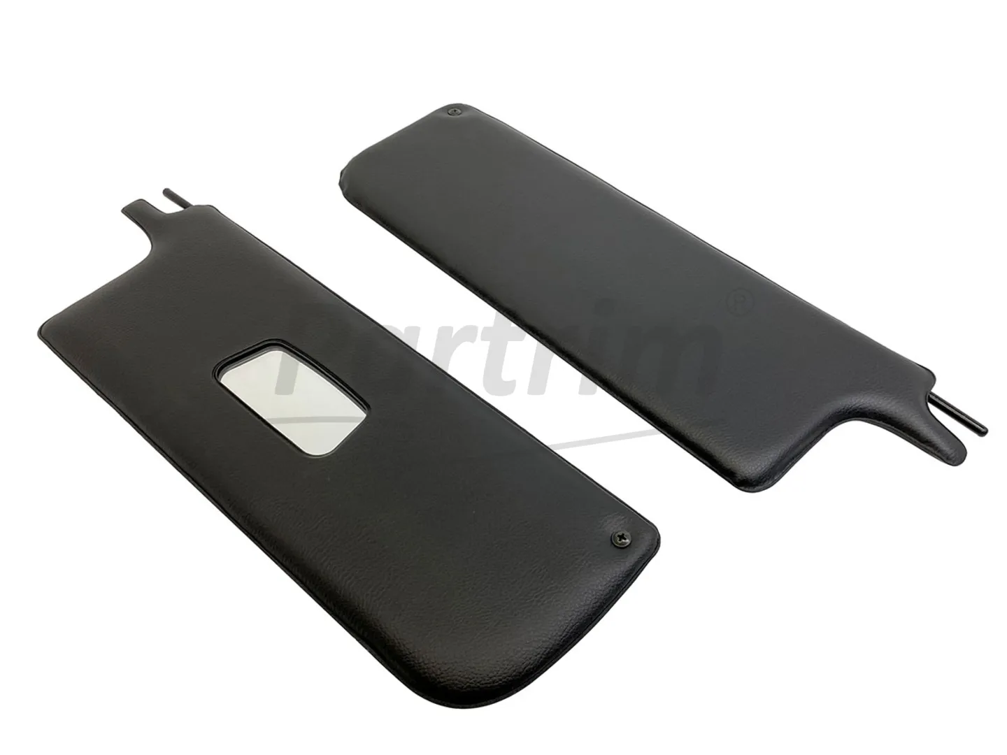 VW OLD BEETLE 1500 CABRIO L SUNVISORS SET BLACK ( CONVERTIBLE )
