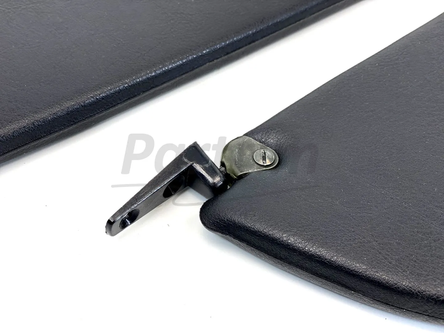 FIAT 124 SPIDER INTERIOR SUN VISOR 1966 - 1978  BLACK 5 mm BRACKET