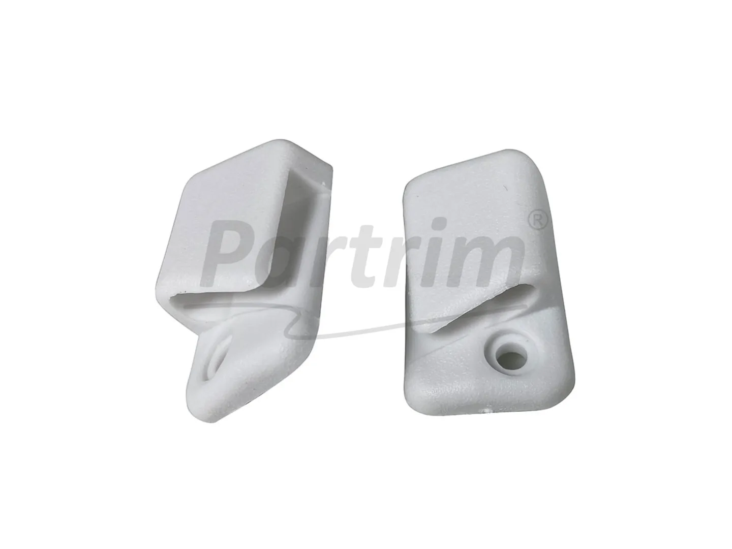 VW OLD BEETLE 1300-1303 SUN VISOR CLIPS WHITE SET  
