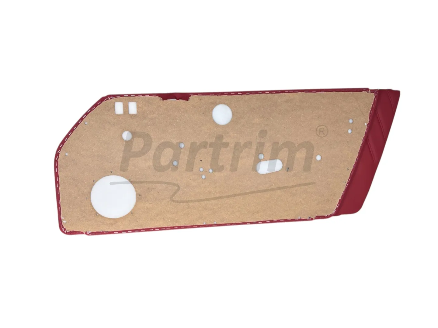 PORSCHE 911 DOOR PANEL SET BURGUNDY 2  PCS 1974 - 1989