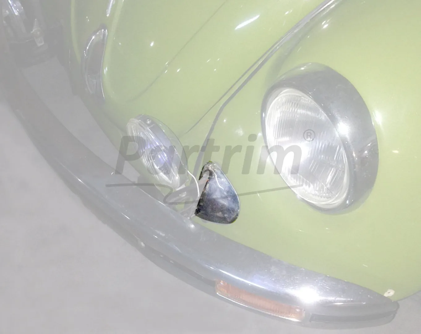 VW 1200 - 1300-1303 BUMPER BRACKET SEAL 2 PSC WITH NICKEL