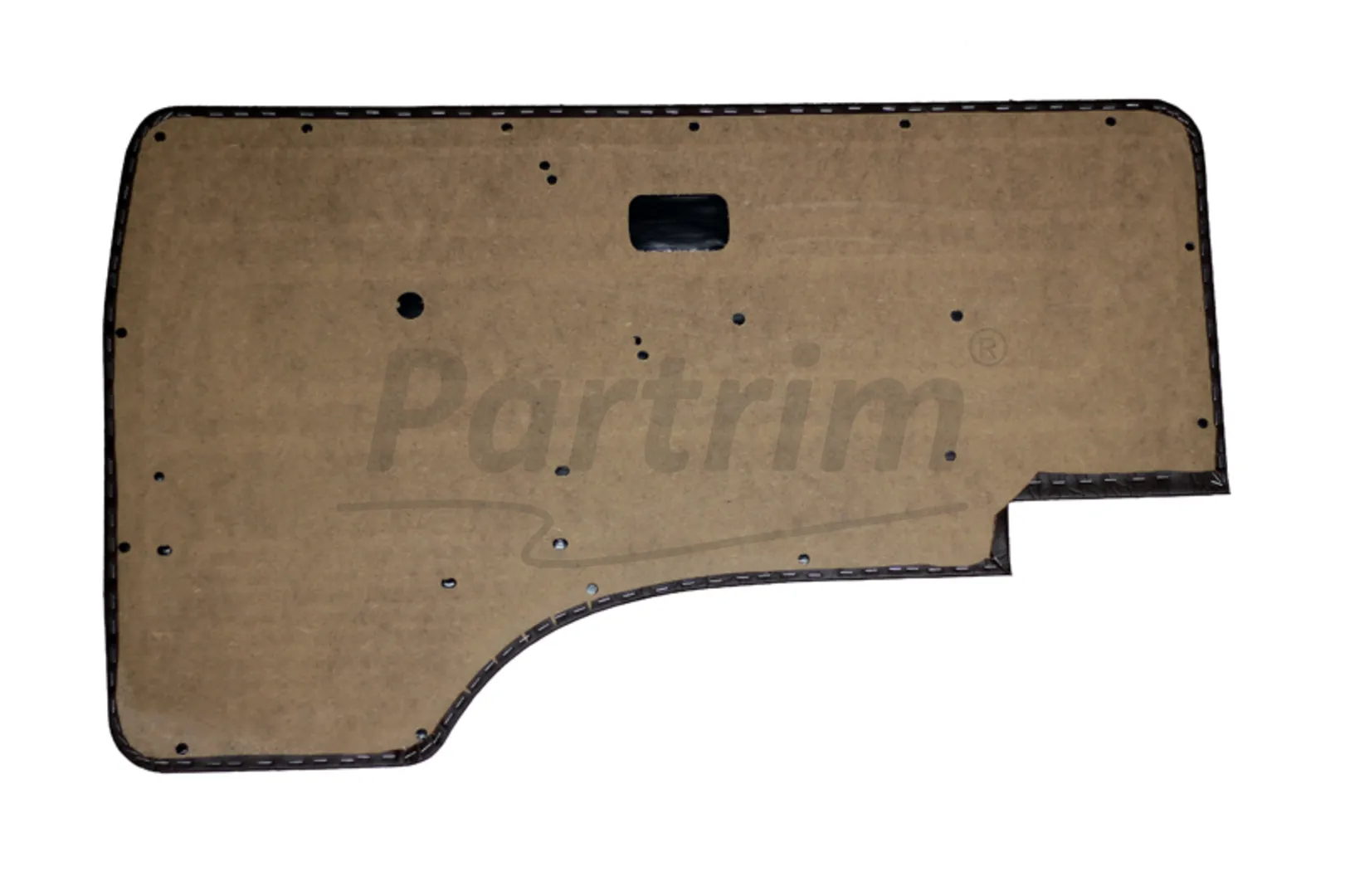 VW T3 T25 BUS 1980-1989 FRONT DOOR PANEL SET GREY O.P. - 2 PCS