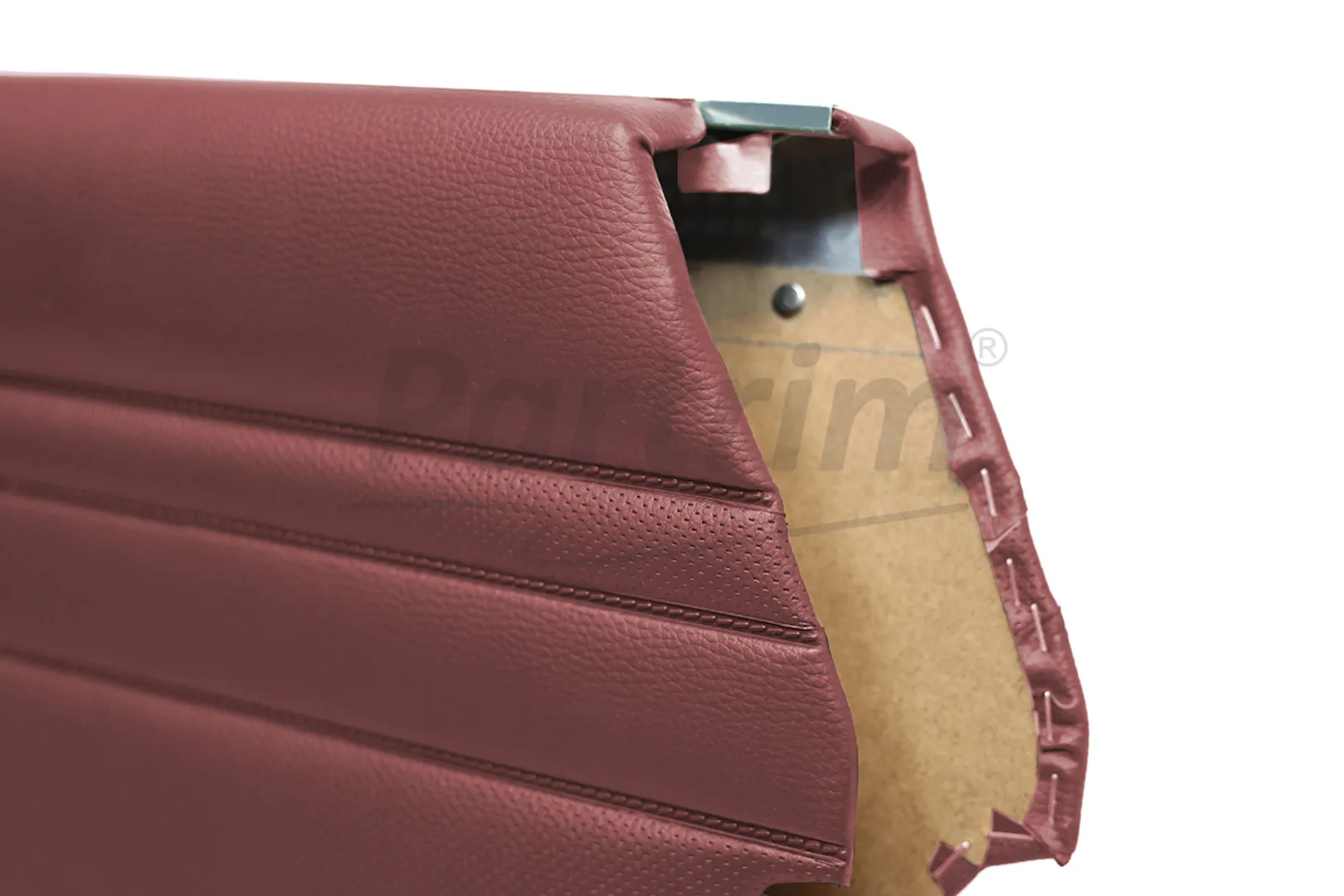 MERCEDES R107 DOOR PANEL SET BURGUNDY 2 PCS