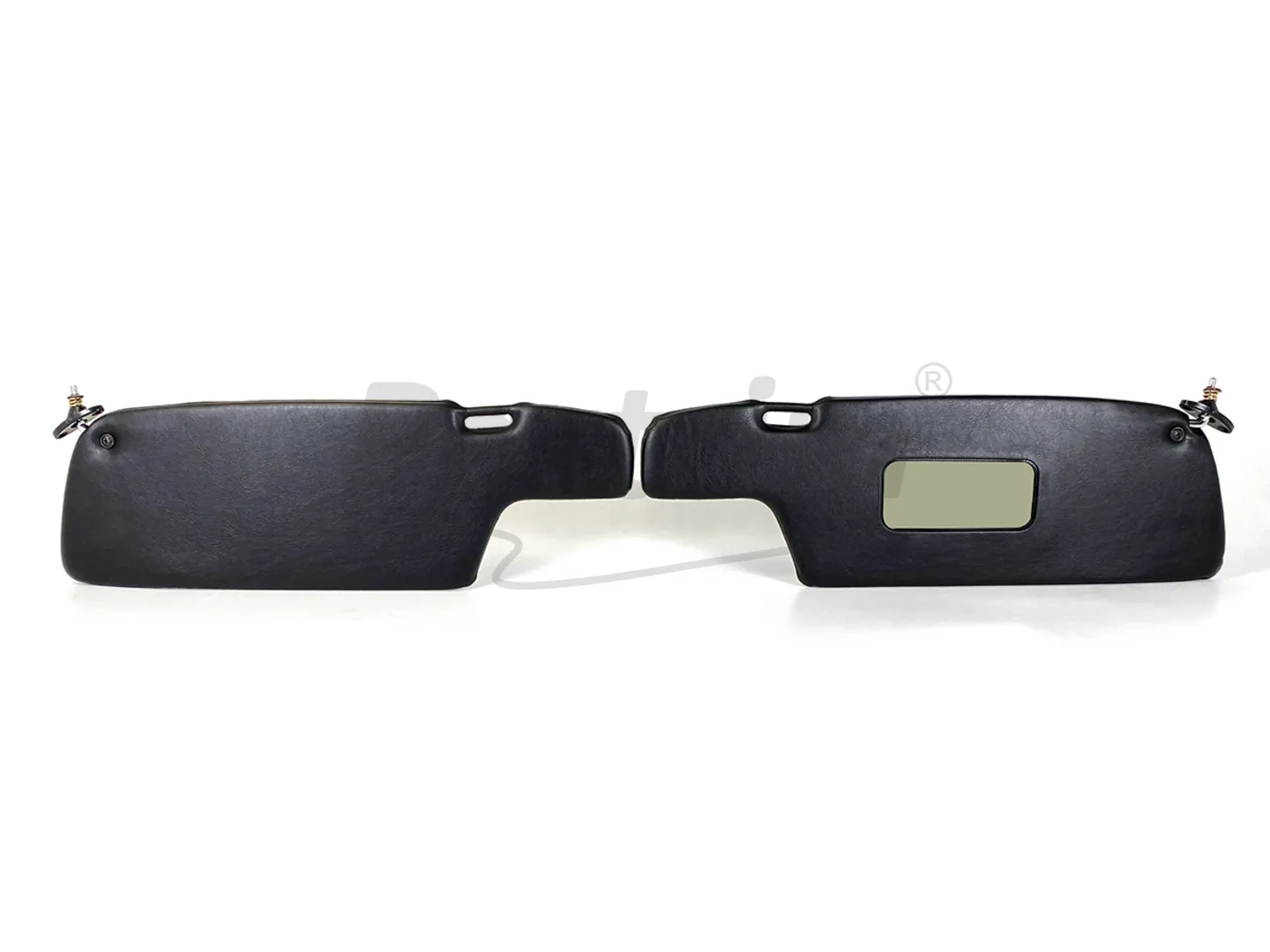 PORSCHE 911 COUPE 1969 - 1977 SUNVISOR BLACK & CREAM  WITH BRACKET