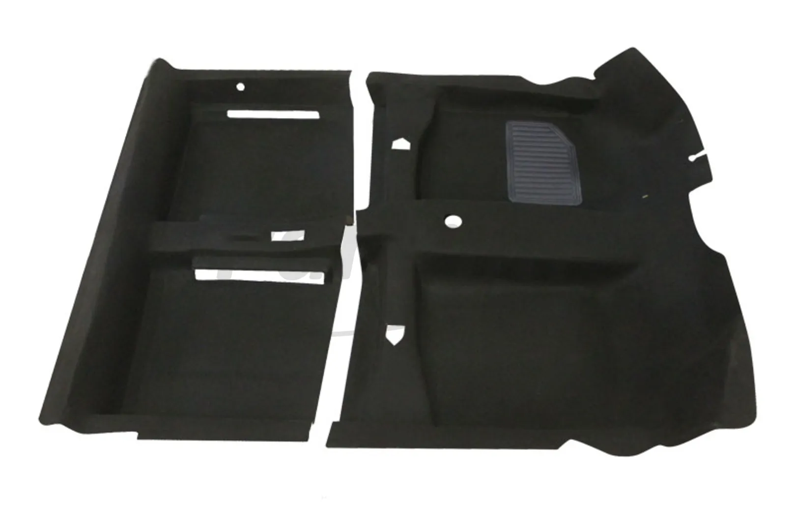 VW GOLF 1 COUPE 75-83 FLOOR CARPET FRONT REAR 2 PCS