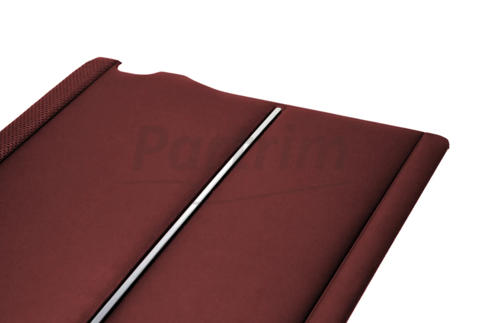 MERCEDES W108 DOOR PANELS BURGUNDY  WITH NICKEL 4 PCS (2 FRONT - 2 REAR)