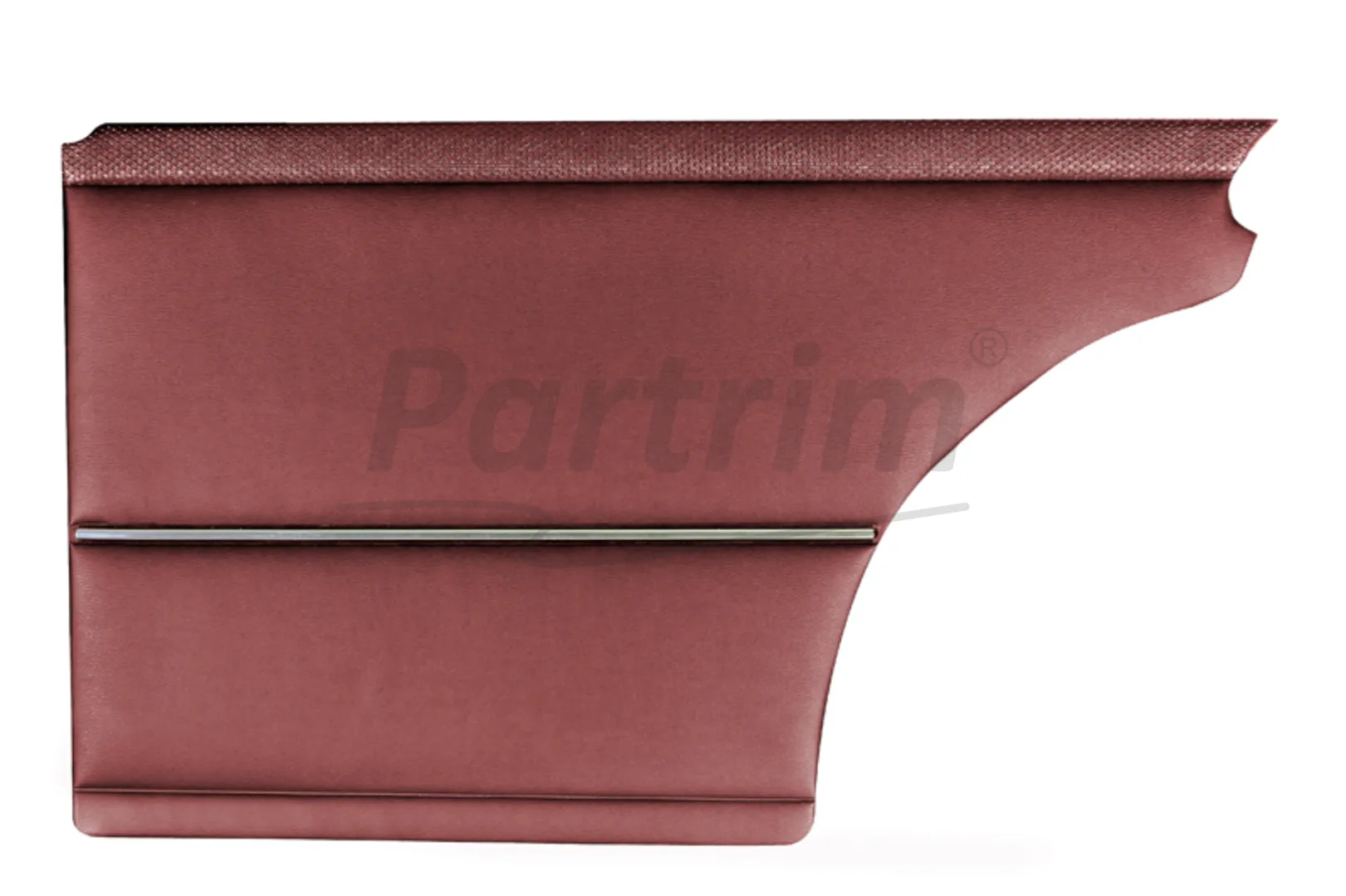 MERCEDES W109 LONG DOOR PANELS BURGUNDY  WITH NICKEL 4 PCS (2 FRONT - 2 REAR)