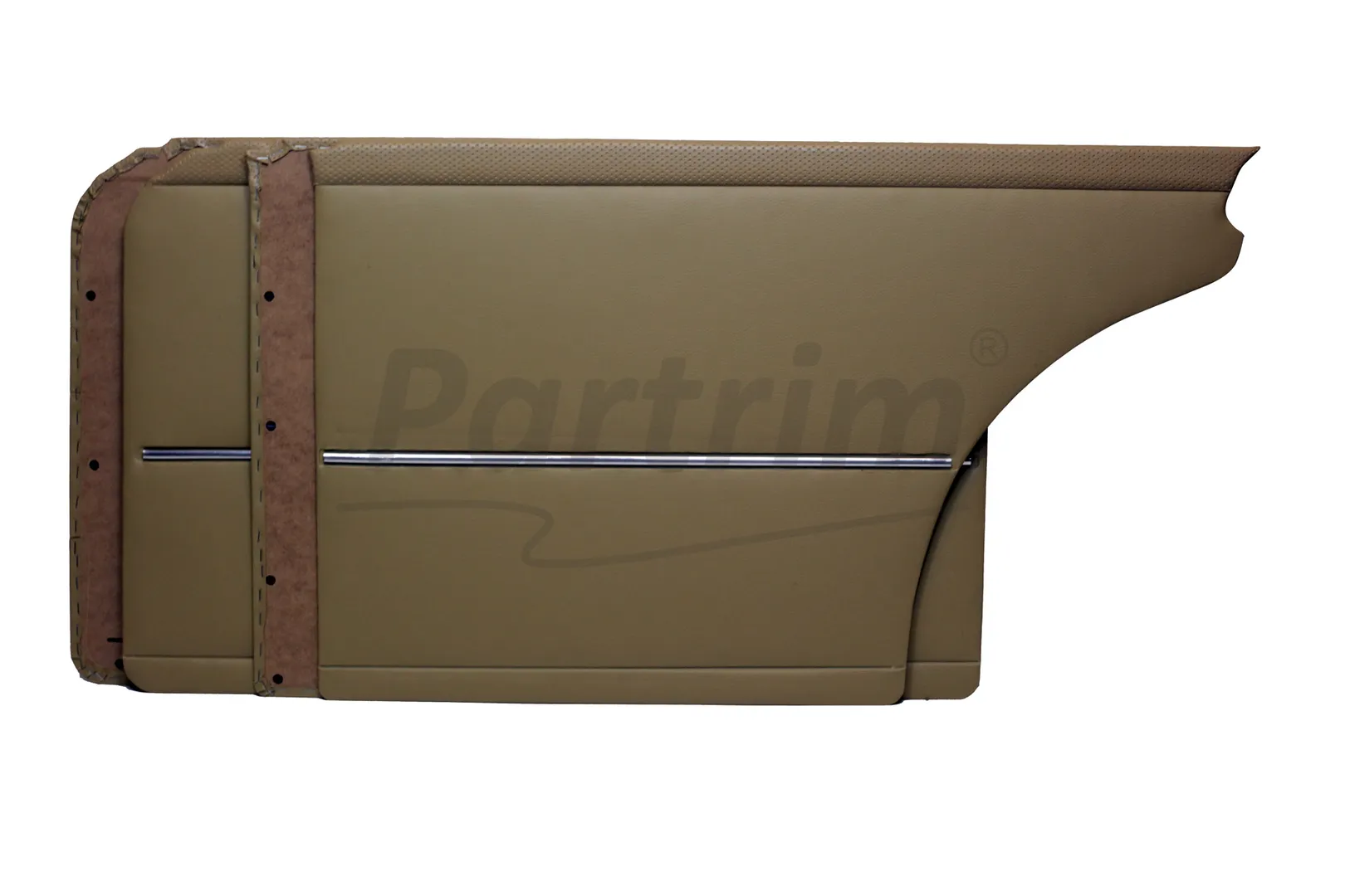 MERCEDES W108 DOOR PANELS BEIGE  WITH NICKEL 4 PCS (2 FRONT - 2 REAR)