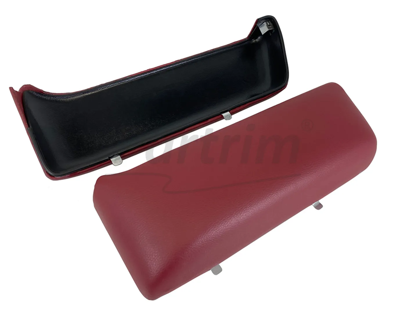 MERCEDES R107 DOOR POCKET BURGUNDY 2 PCS