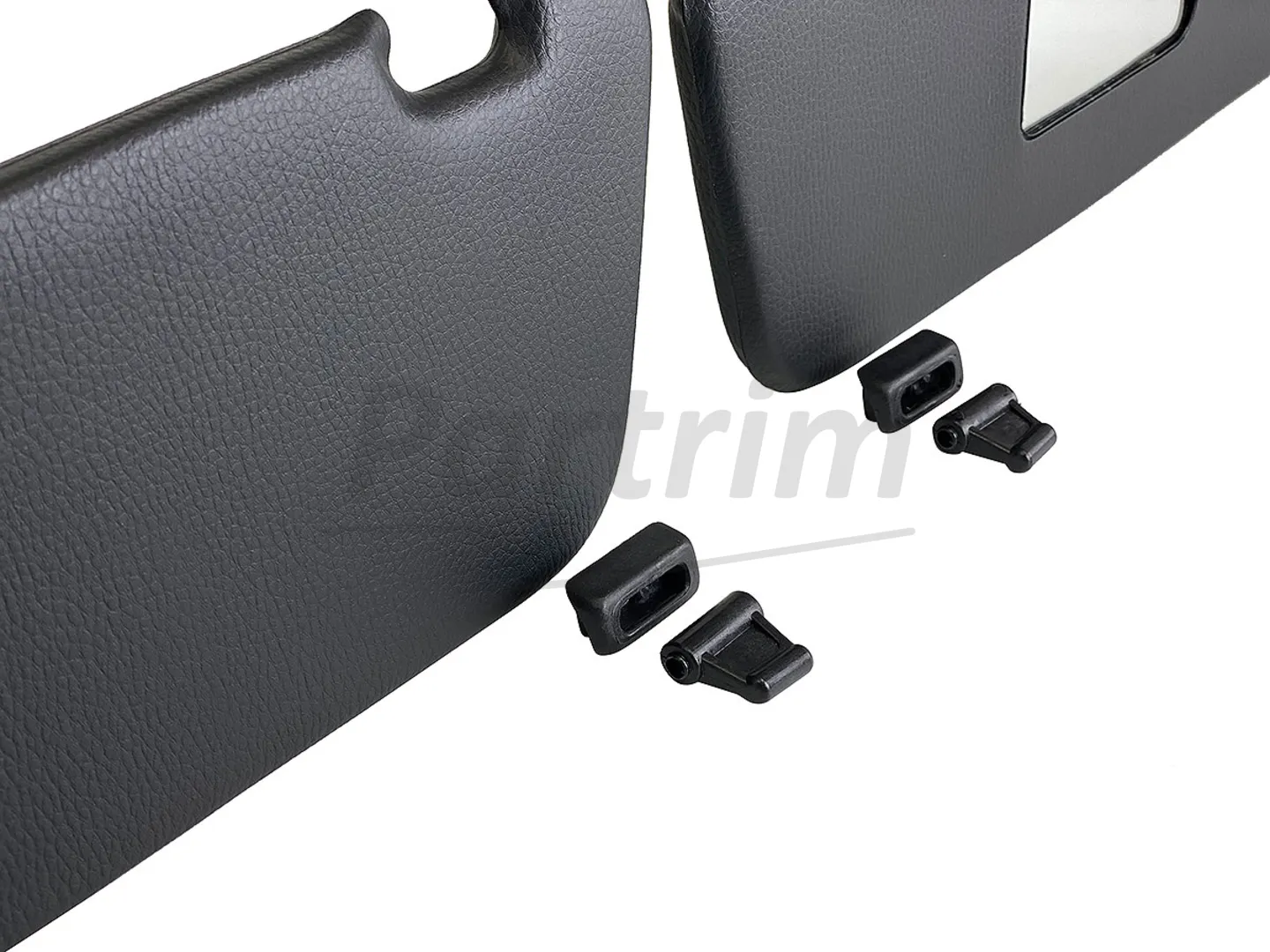 MERCEDES R107 CABRIO SUNVISOR BLACK R-L