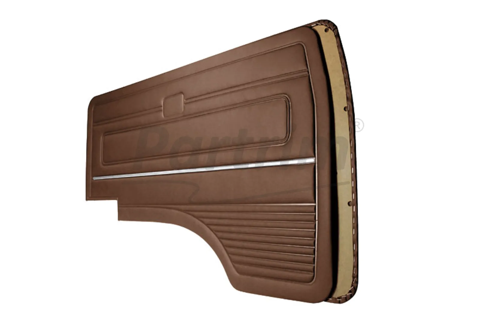 VW T3 T25 BUS 1980-1989 FRONT DOOR PANEL SET BROWN  WITH NICKEL - 2 PCS
