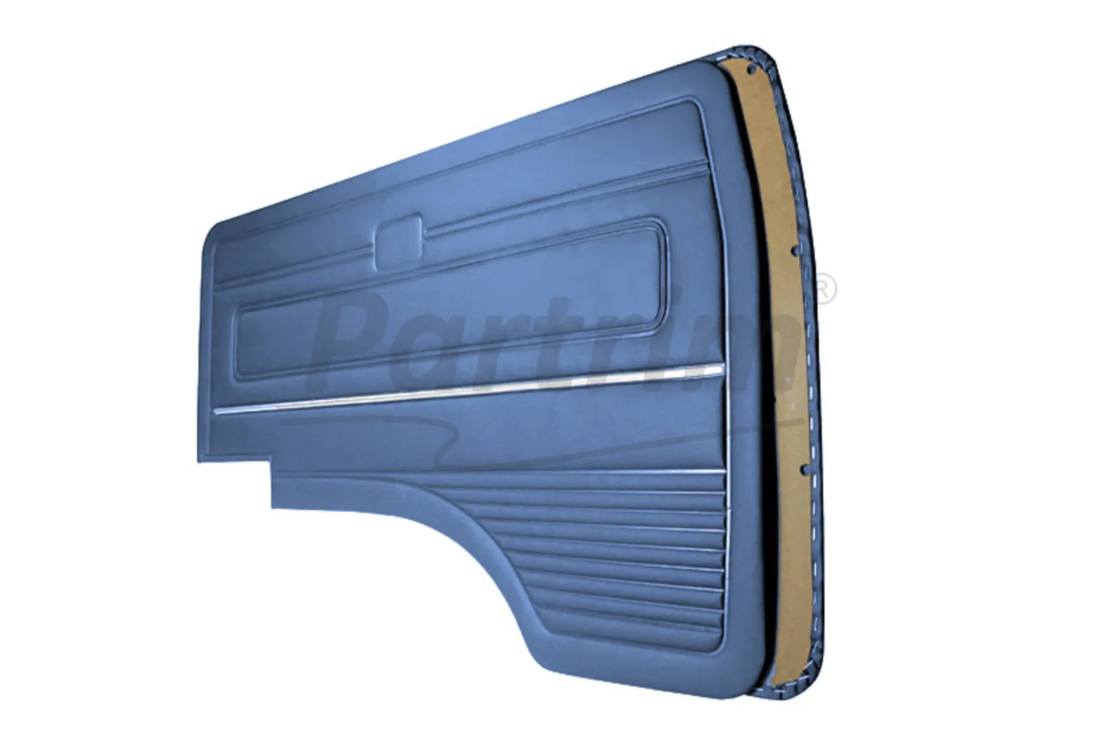 VW T3 T25 BUS 1980-1989 FRONT DOOR PANEL SET DARKBLUE  WITH NICKEL - 2 PCS