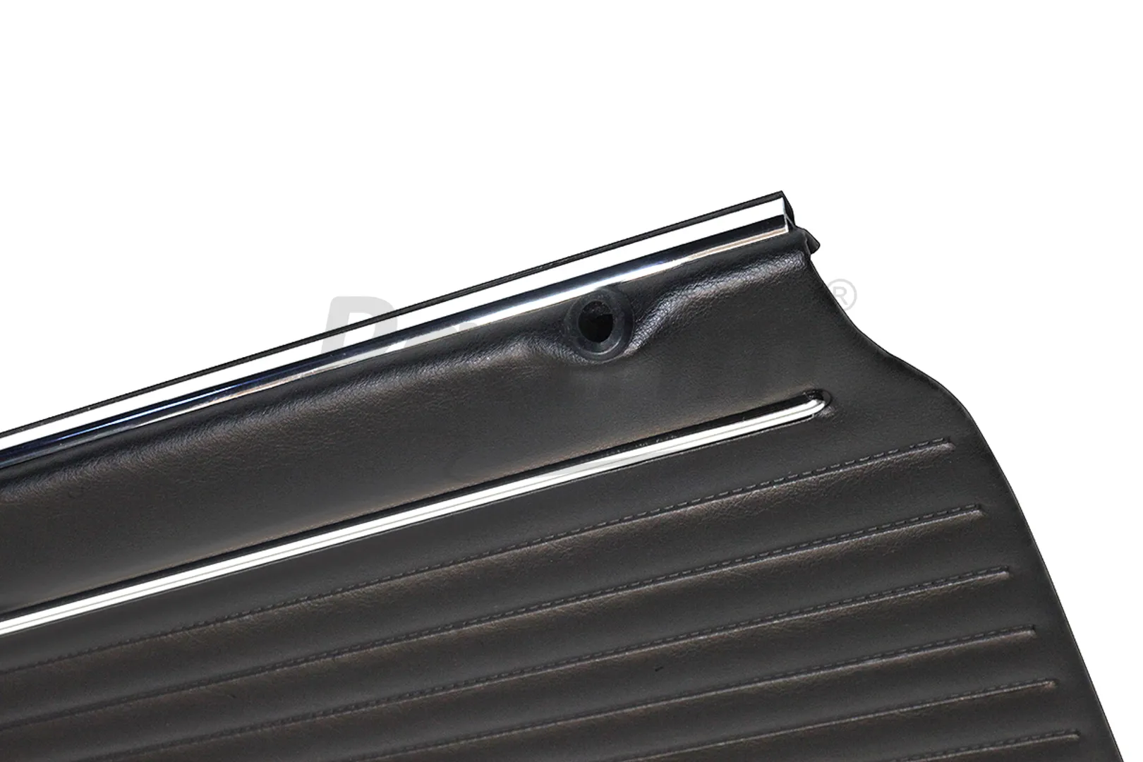 BMW E10 2002 DOOR PANEL SET WITH NICKEL 2 PCS BLACK Early Model  (1966 - 1973)