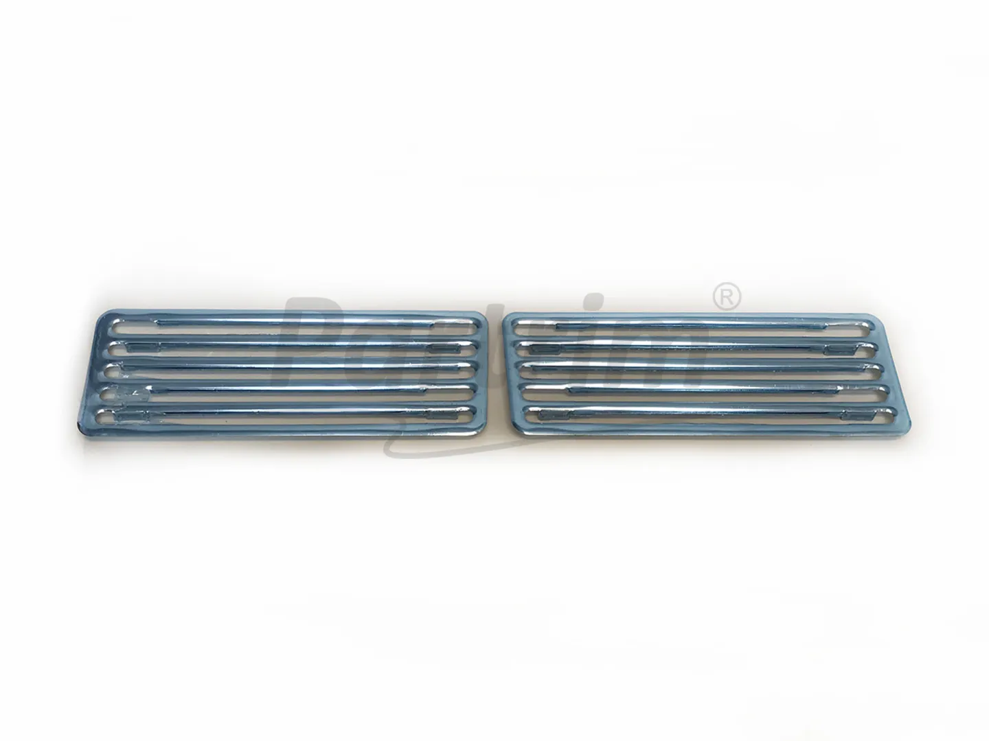 VW SEDAN 1868-1971 / CONVERTIBLE 1967-1969 ALUMINUM VENT ENGINE TRIM 2 PCS