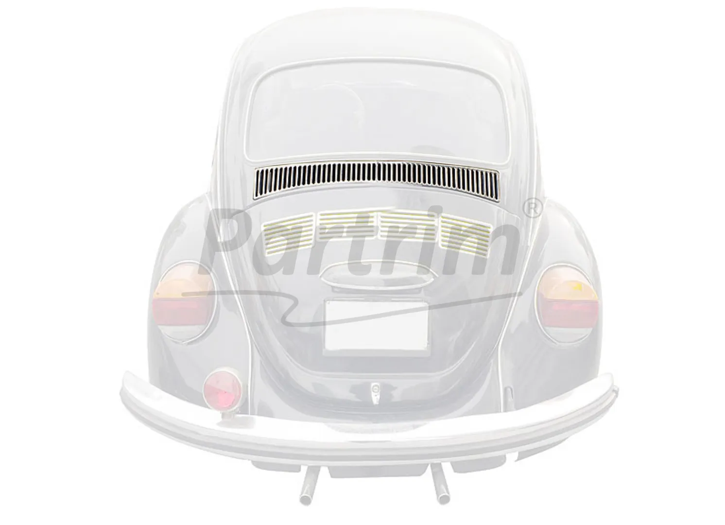 VW 1200 - 1300 - 1302 - 1500    1957 >  SEDAN VENT TRIM REAR WINDOW