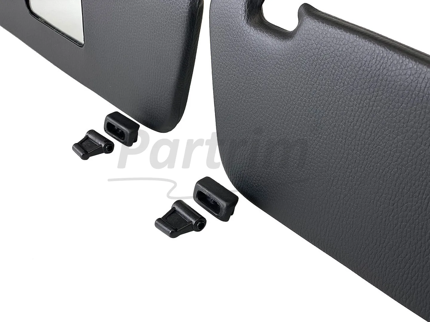 MERCEDES R107 CABRIO SUNVISOR BLACK R-L RHD