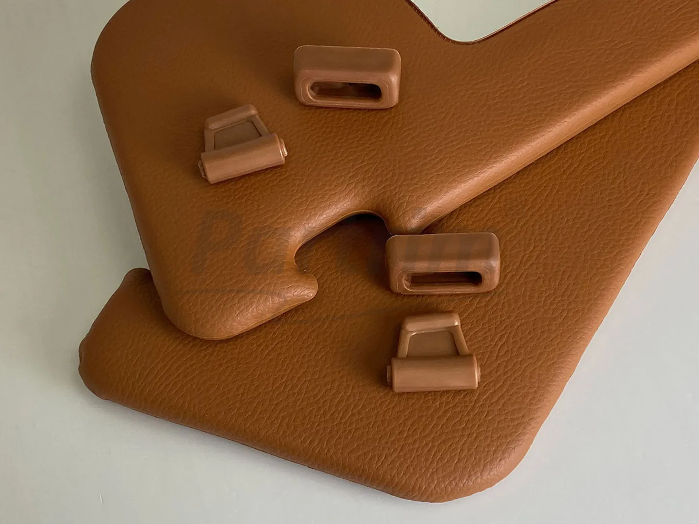 MERCEDES R107 CABRIO SUNVISOR TOBACCO R-L RHD