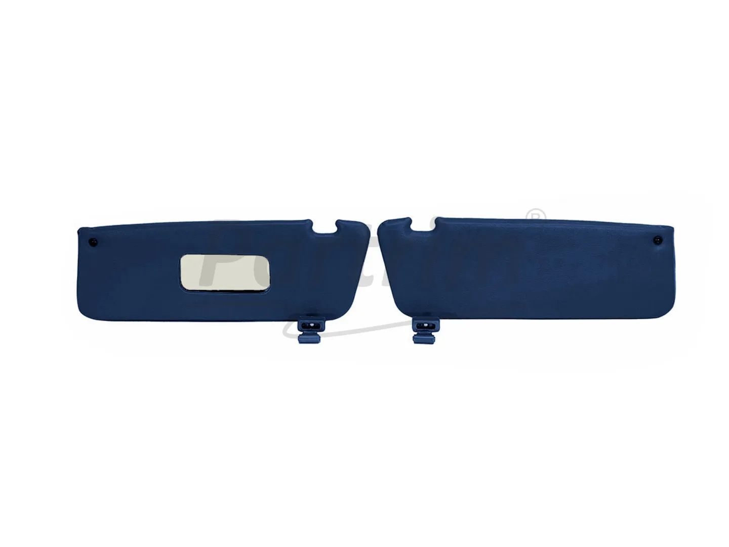 MERCEDES R107 CABRIO SUNVISOR DARKBLUE  R-L RHD