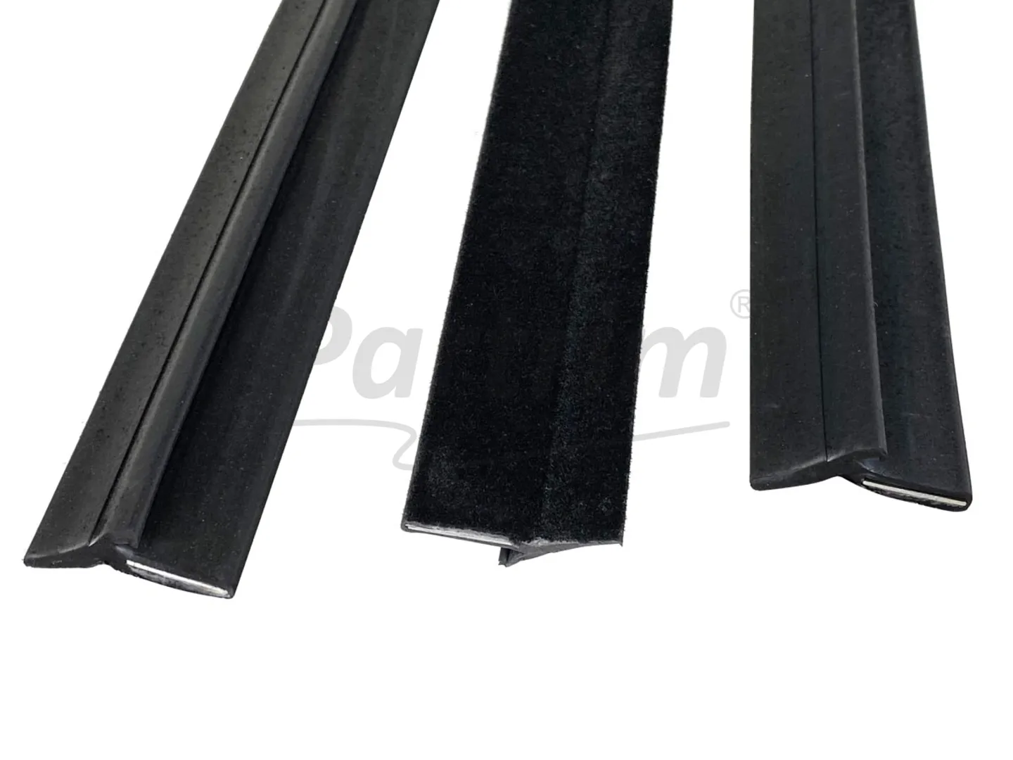 MERCEDES W123 & W126  DOOR WINDOW OUTER SCRAPER BRUSH BELT SEAL SET 4 Pieces